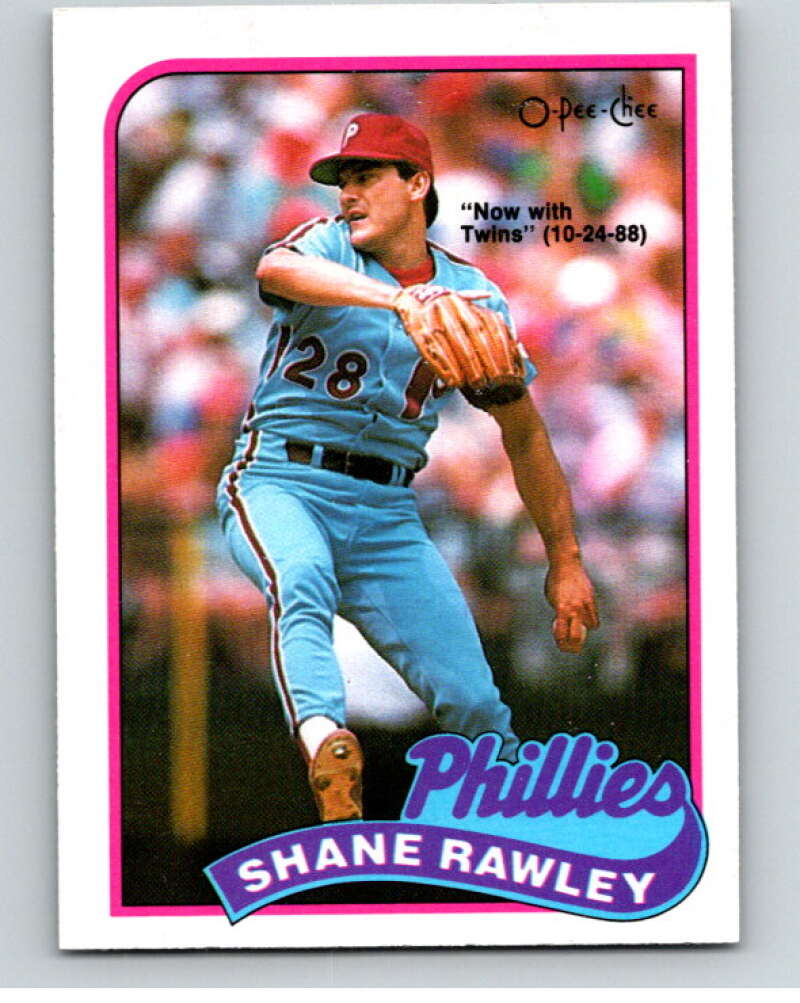 1989 O-Pee-Chee Baseball #24 Shane Rawley Twins/Phillies V95342 Image 1