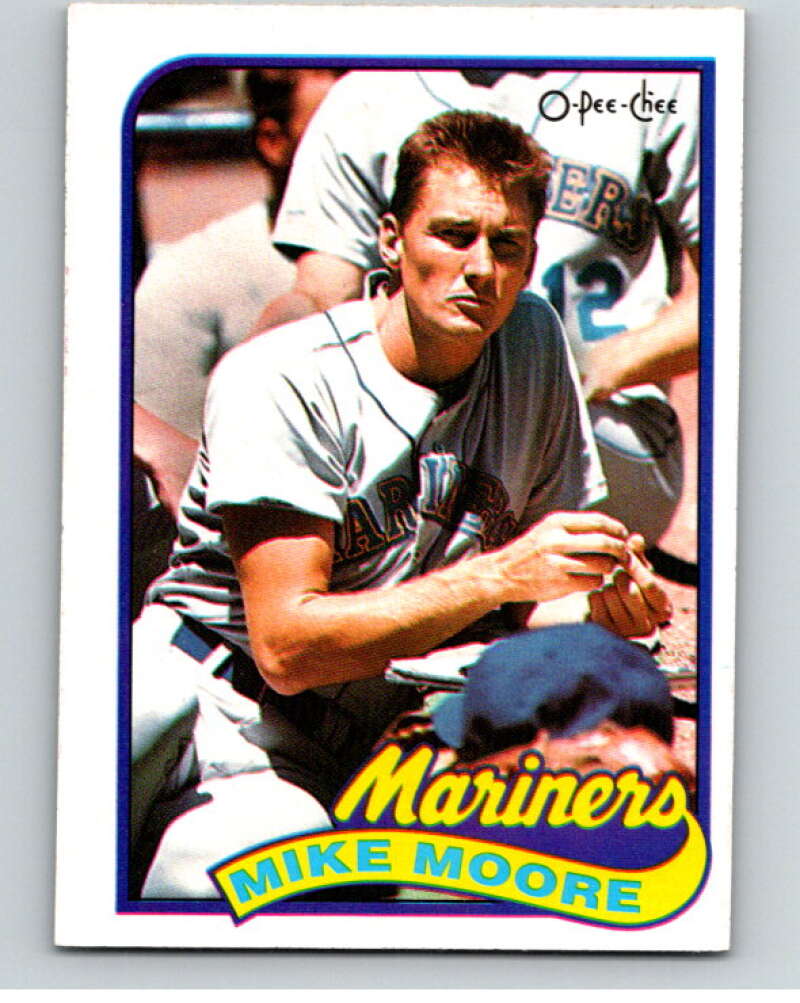 1989 O-Pee-Chee Baseball #28 Mike Moore Seattle Mariners V95350 Image 1