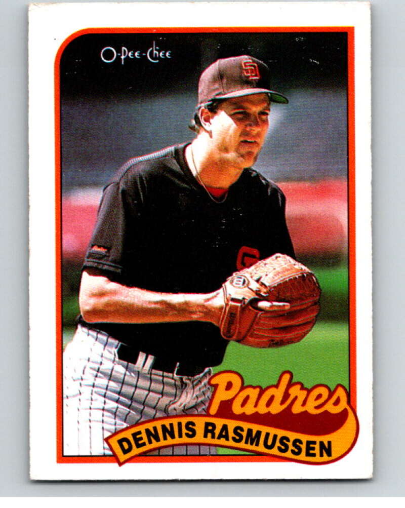 1989 O-Pee-Chee Baseball #32 Dennis Rasmussen Padres V95357 Image 1