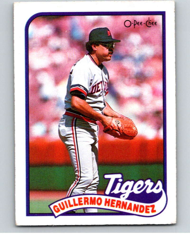 1989 O-Pee-Chee Baseball #43 Guillermo Hernandez Detroit Tigers V95392 Image 1