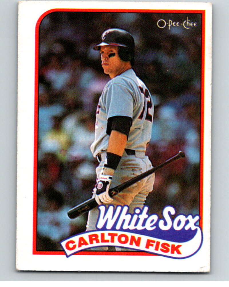 1989 O-Pee-Chee Baseball #46 Carlton Fisk Chicago White Sox V95399 Image 1