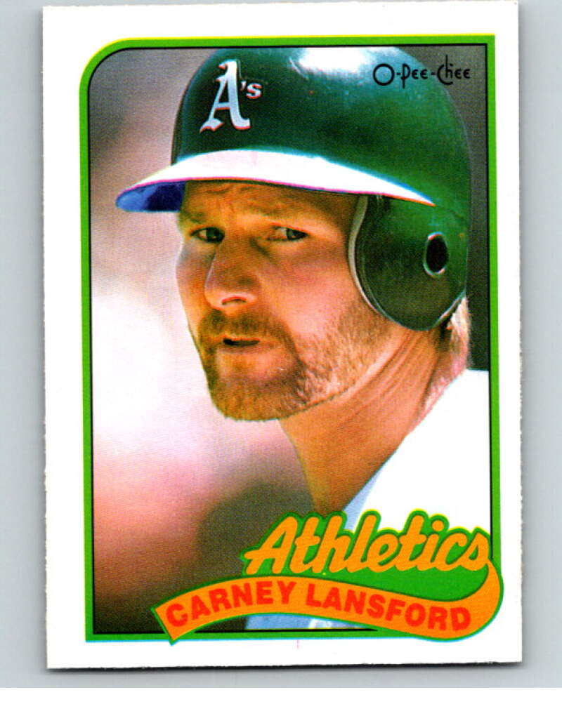 1989 O-Pee-Chee Baseball #47 Carney Lansford Oakland Athletics V95401 Image 1