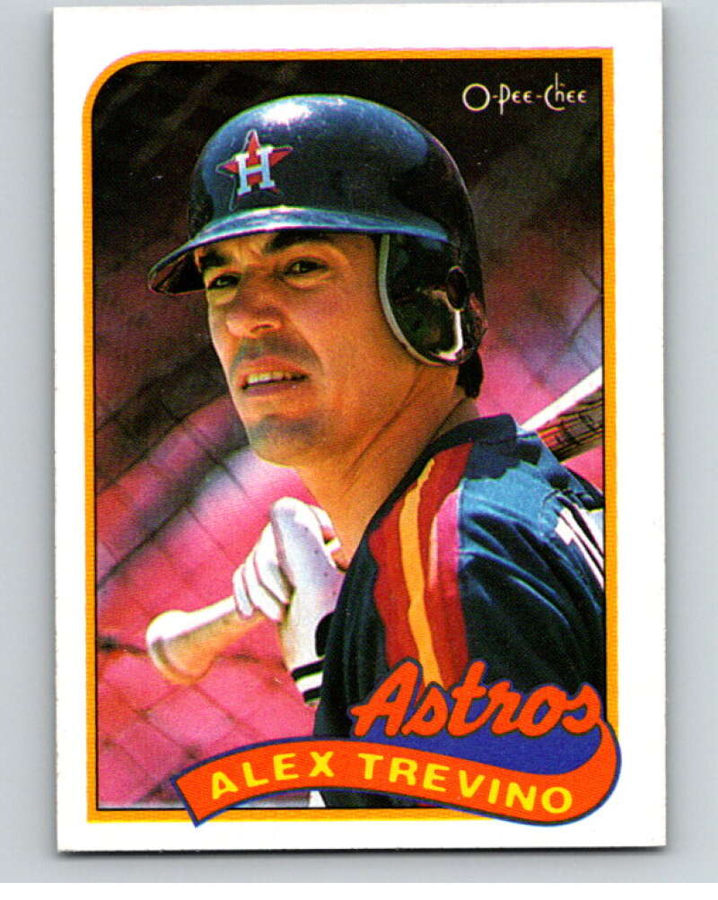 1989 O-Pee-Chee Baseball #64 Alex Trevino Houston Astros V95439 Image 1