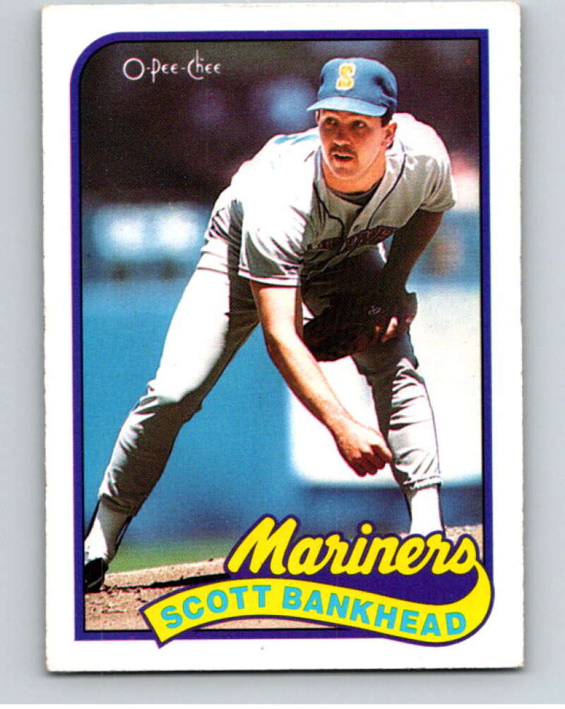 1989 O-Pee-Chee Baseball #79 Scott Bankhead Seattle Mariners V95475 Image 1