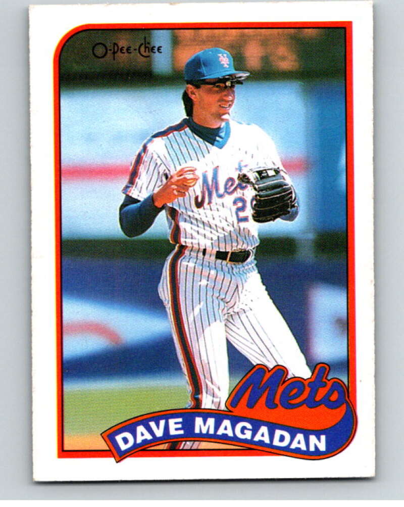 1989 O-Pee-Chee Baseball #81 Dave Magadan New York Mets V95477 Image 1
