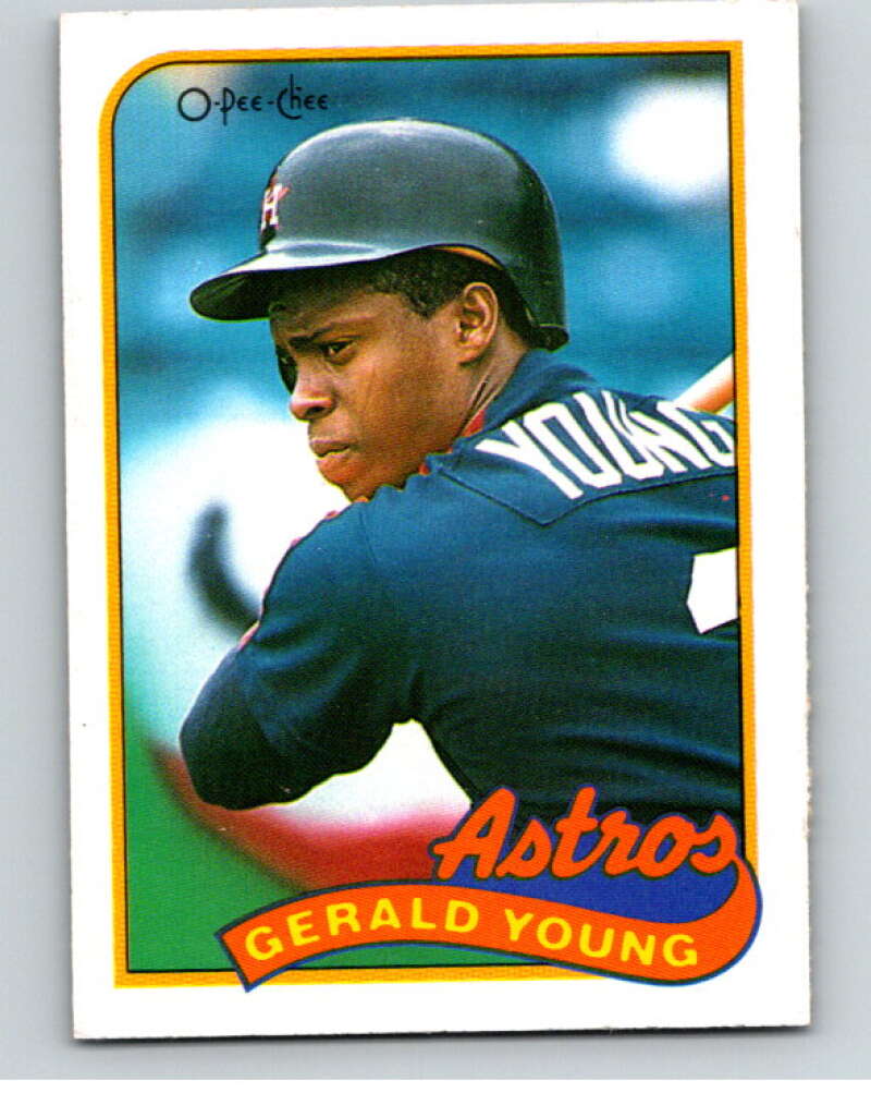 1989 O-Pee-Chee Baseball #95 Gerald Young Houston Astros V95508 Image 1