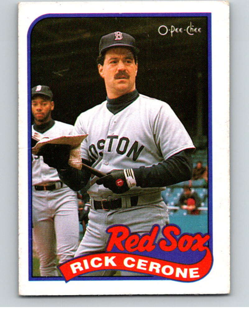 1989 O-Pee-Chee Baseball #96 Rick Cerone Boston Red Sox V95513 Image 1