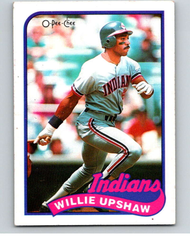 1989 O-Pee-Chee Baseball #106 Willie Upshaw Cleveland Indians V95538 Image 1