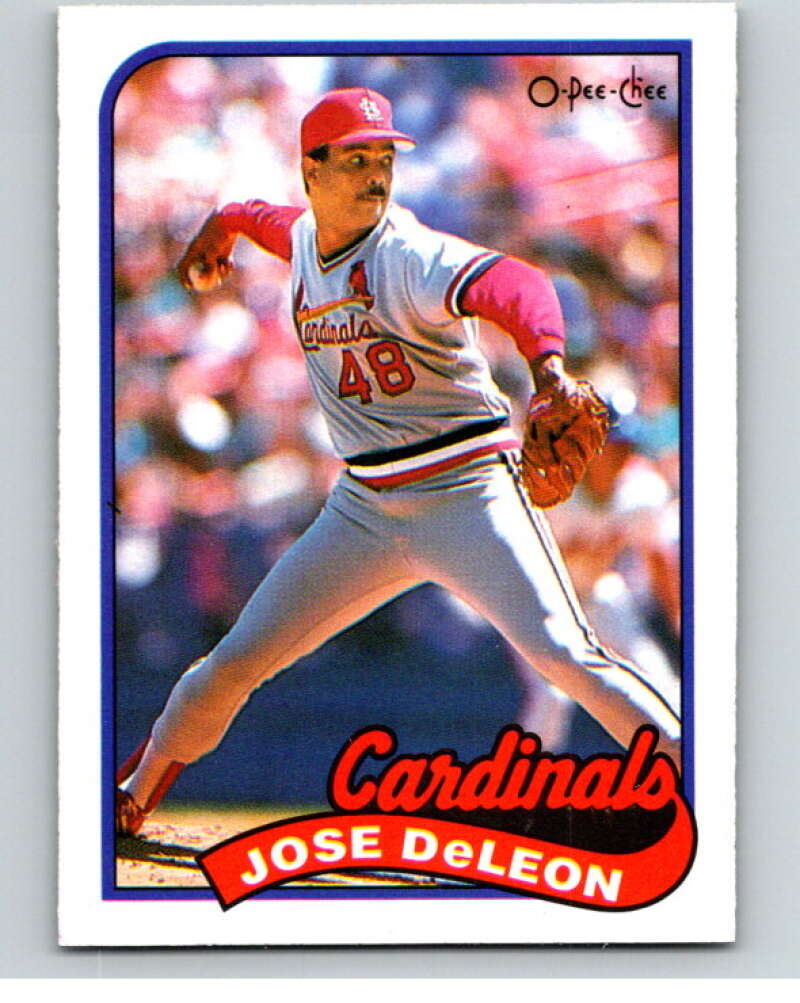 1989 O-Pee-Chee Baseball #107 Jose DeLeon St. Louis Cardinals V95541 Image 1