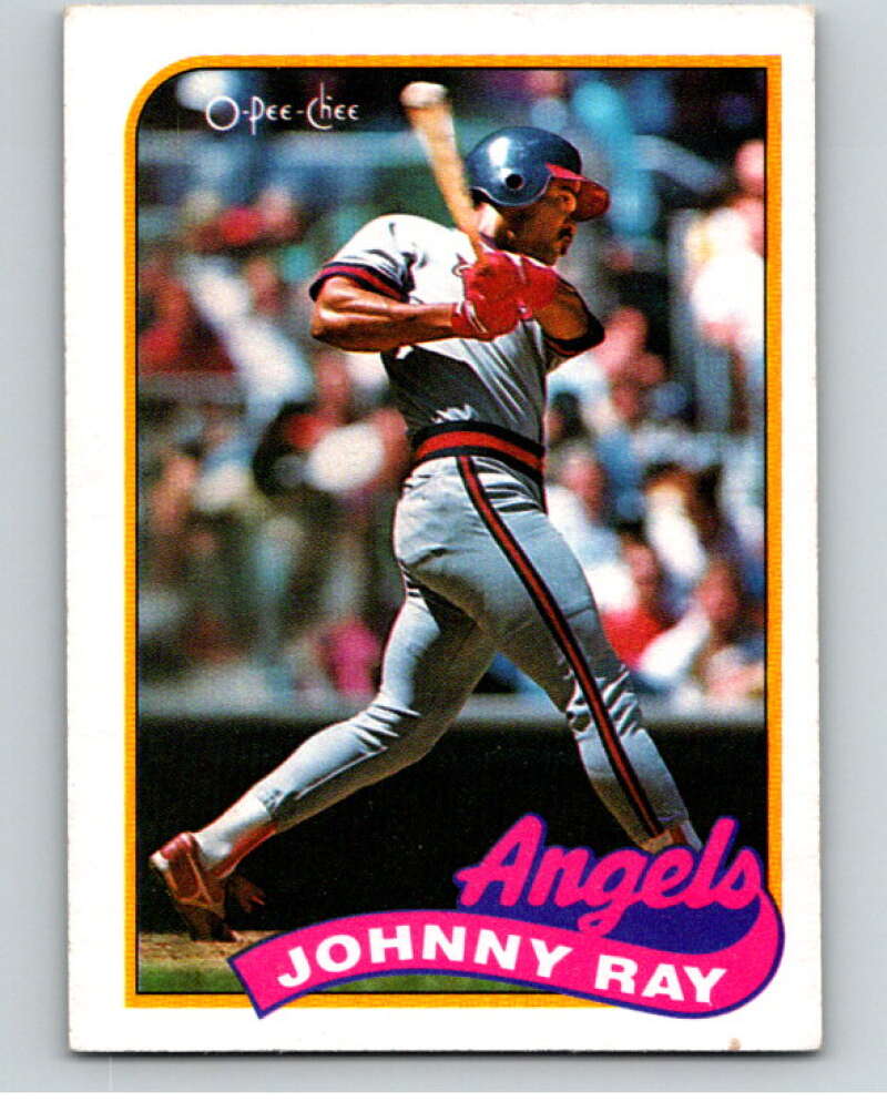 1989 O-Pee-Chee Baseball #109 Johnny Ray California Angels V95549 Image 1