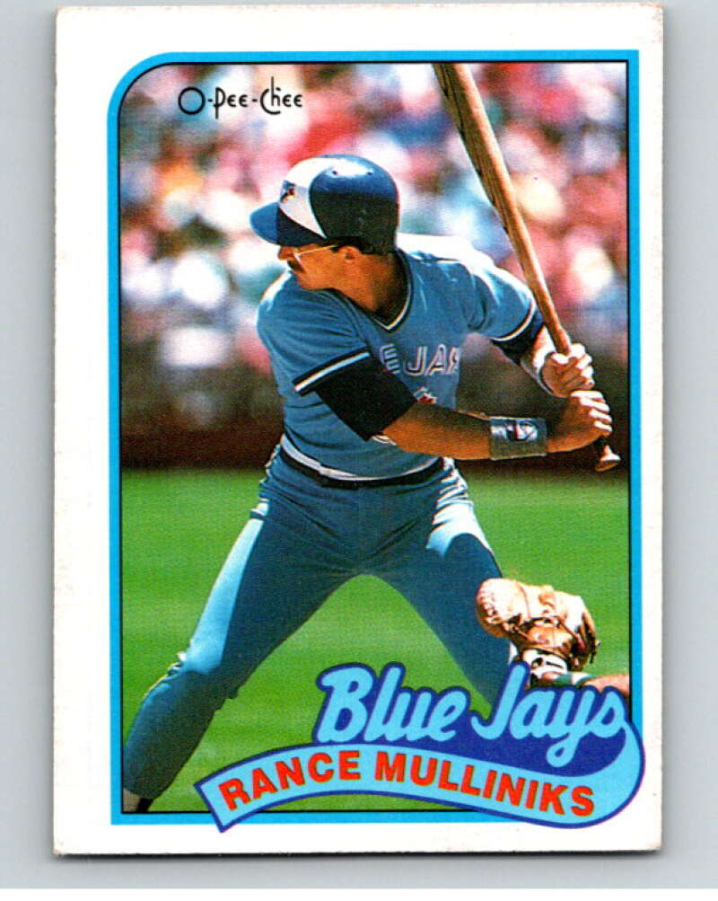 1989 O-Pee-Chee Baseball #111 Rance Mulliniks Toronto Blue Jays V95555 Image 1