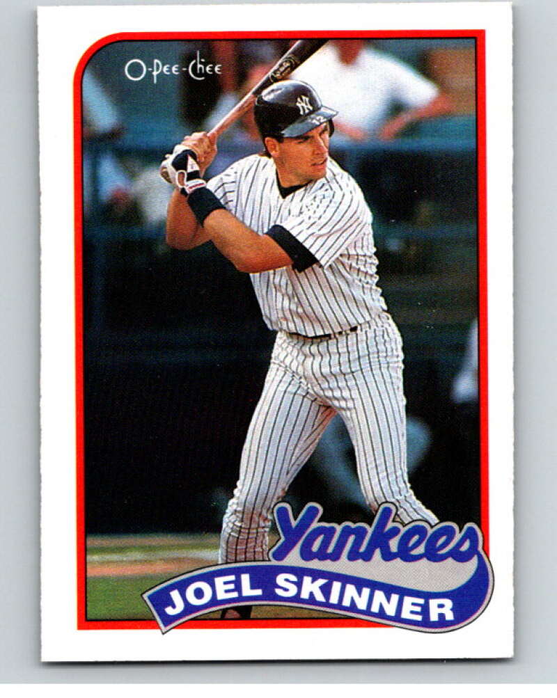 1989 O-Pee-Chee Baseball #127 Joel Skinner New York Yankees V95590 Image 1