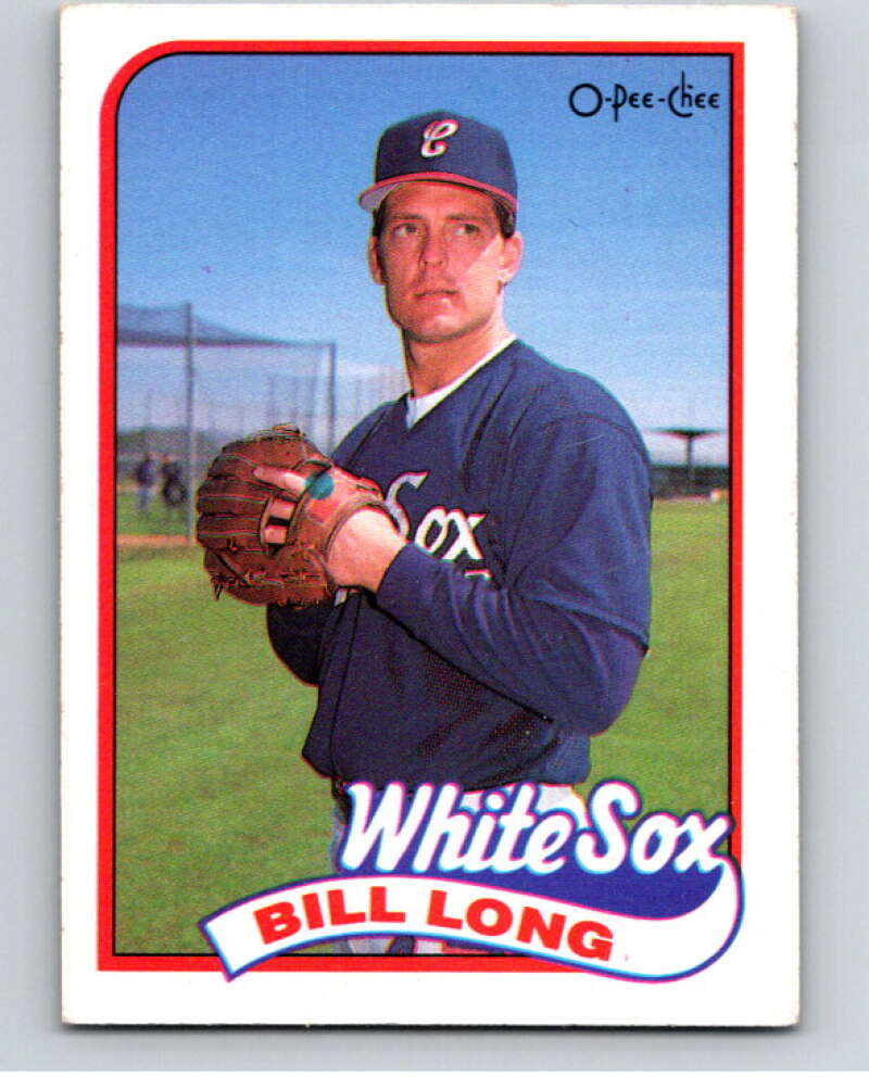 1989 O-Pee-Chee Baseball #133 Bill Long Chicago White Sox V95604 Image 1