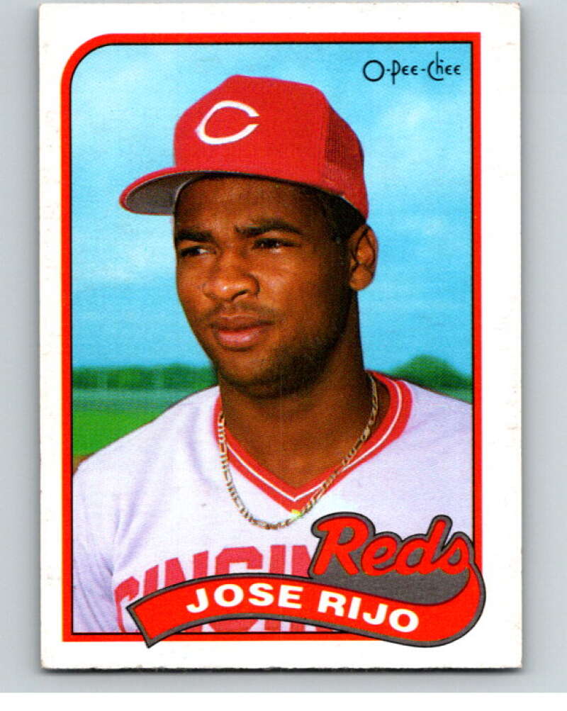 1989 O-Pee-Chee Baseball #135 Jose Rijo Cincinnati Reds V95611 Image 1