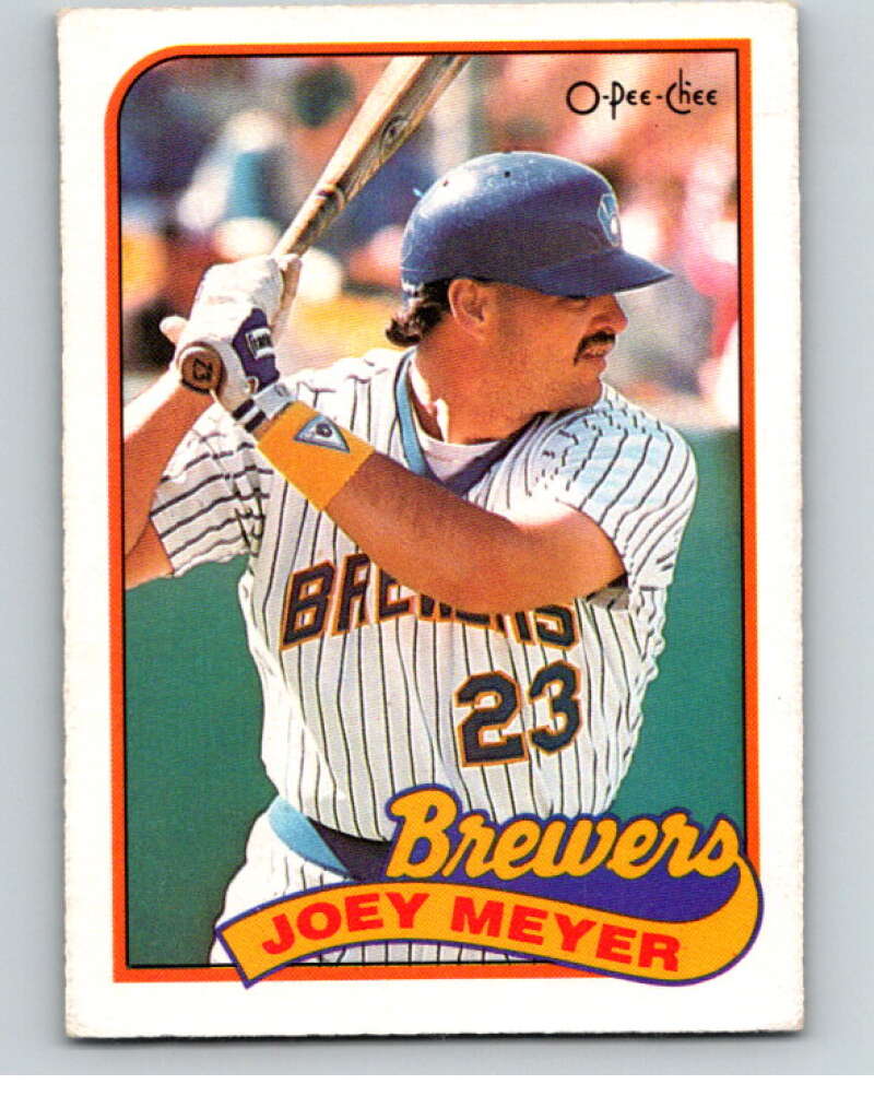 1989 O-Pee-Chee Baseball #136 Joey Meyer Milwaukee Brewers V95613 Image 1