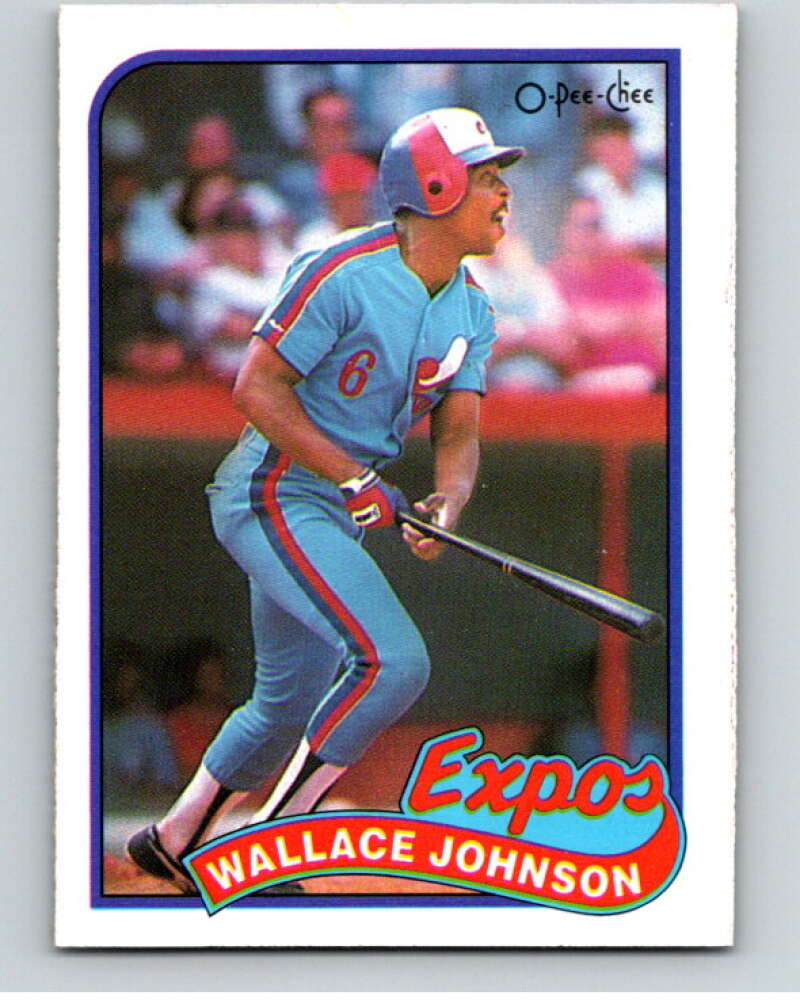 1989 O-Pee-Chee Baseball #138 Wallace Johnson Montreal Expos V95617 Image 1
