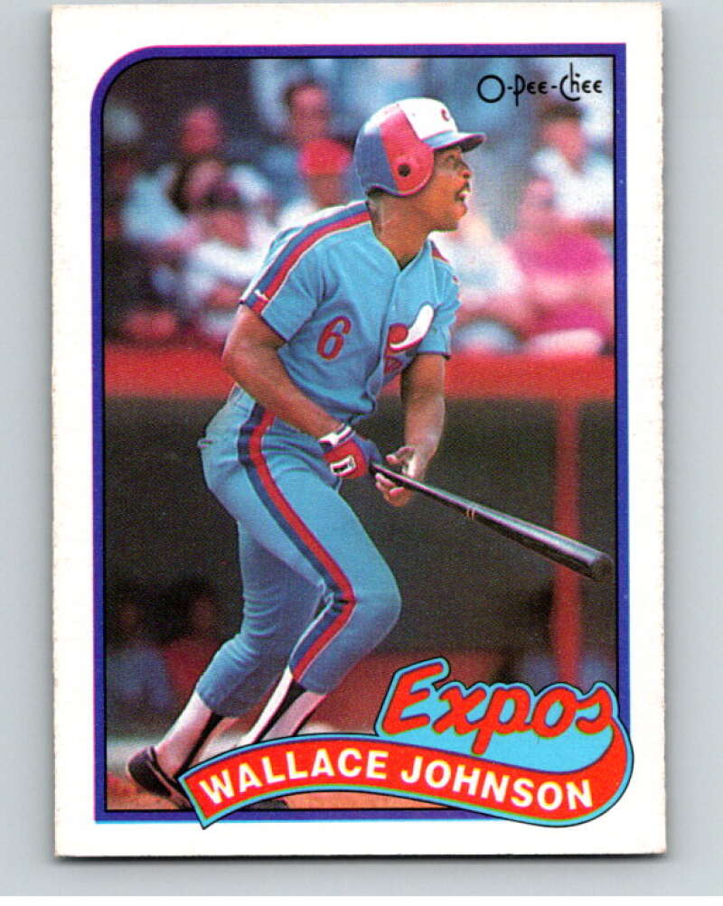 1989 O-Pee-Chee Baseball #138 Wallace Johnson Montreal Expos V95620 Image 1