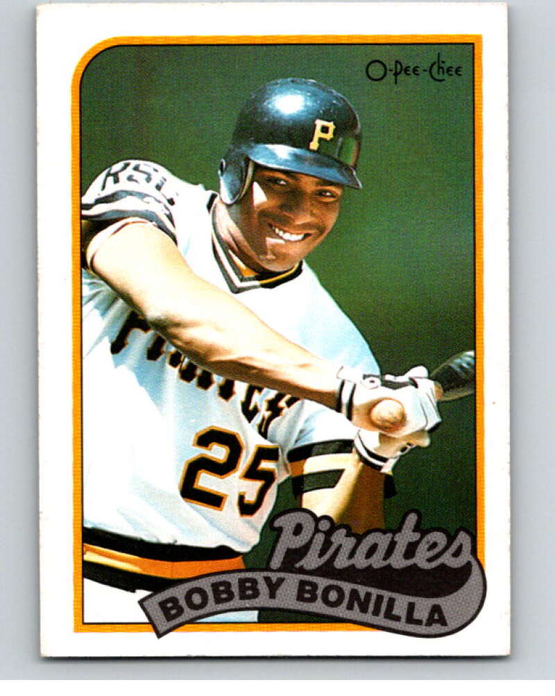 1989 O-Pee-Chee Baseball #142 Bobby Bonilla Pittsburgh Pirates V95627 Image 1