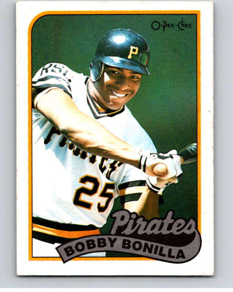 1989 O-Pee-Chee Baseball #142 Bobby Bonilla Pittsburgh Pirates V95628 Image 1