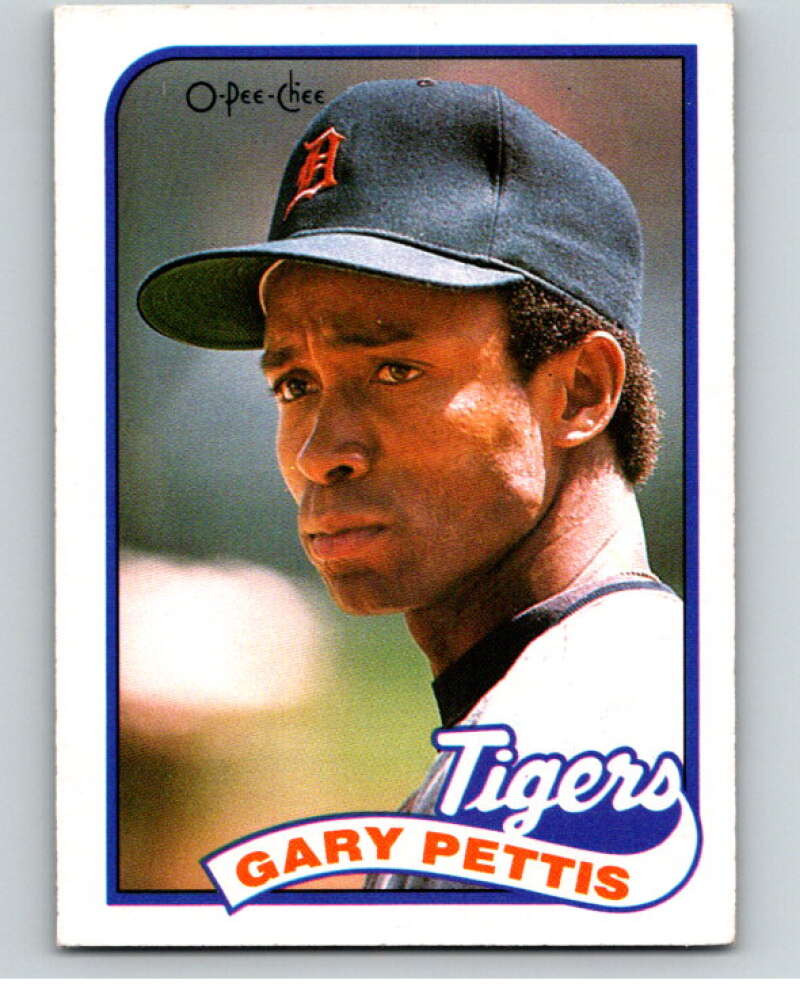1989 O-Pee-Chee Baseball #146 Gary Pettis Detroit Tigers V95640 Image 1
