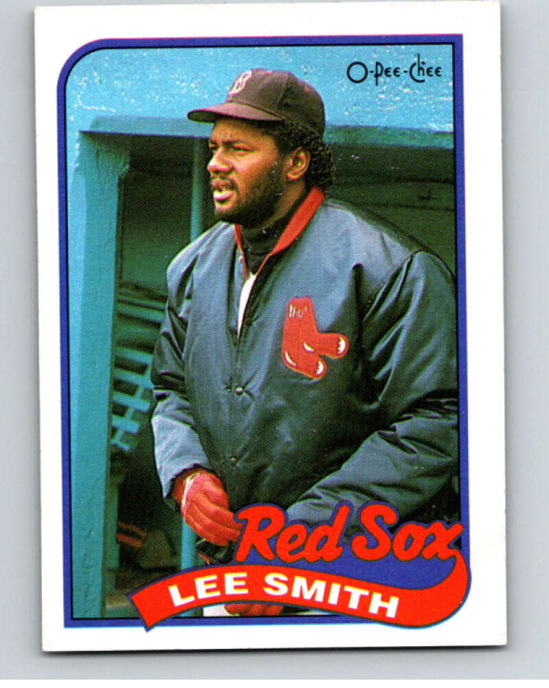 1989 O-Pee-Chee Baseball #149 Lee Smith Boston Red Sox V95645 Image 1