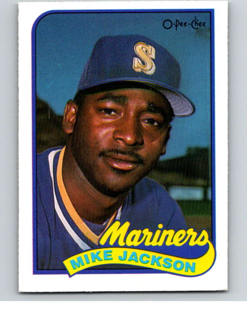 1989 O-Pee-Chee Baseball #169 Mike Jackson Seattle Mariners V95688 Image 1