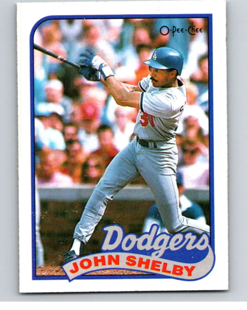1989 O-Pee-Chee Baseball #175 John Shelby Los Angeles Dodgers V95699 Image 1