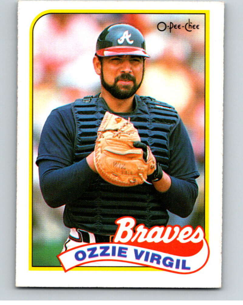 1989 O-Pee-Chee Baseball #179 Ozzie Virgil Atlanta Braves V95712 Image 1