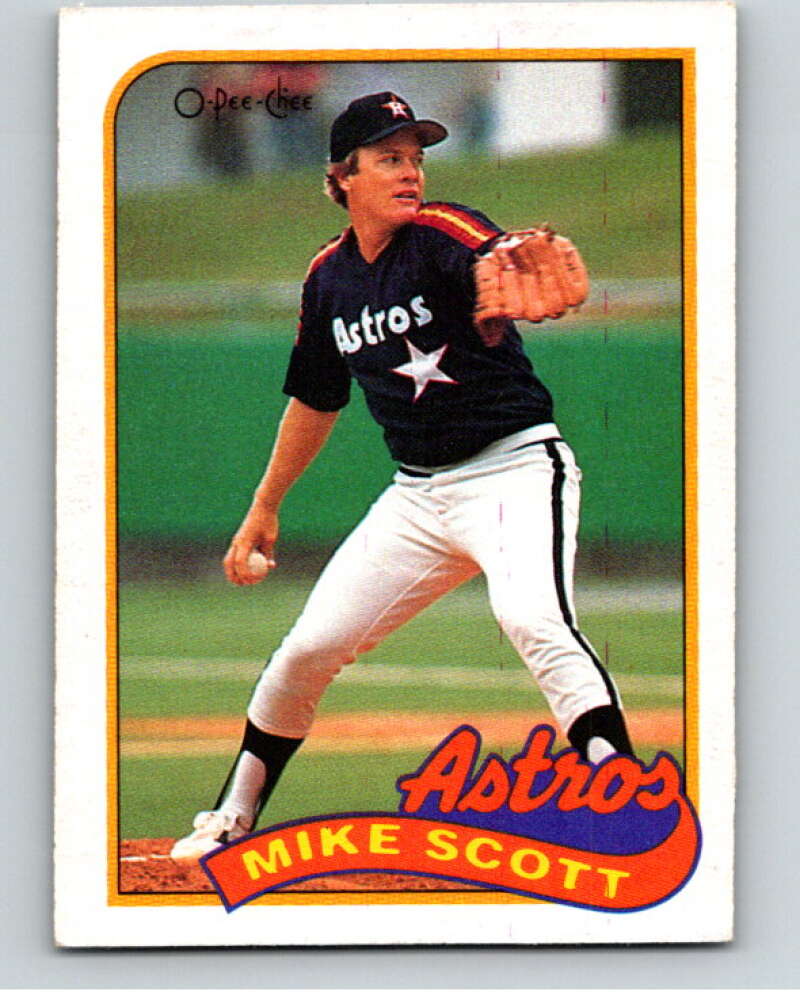 1989 O-Pee-Chee Baseball #180 Mike Scott Houston Astros V95714 Image 1