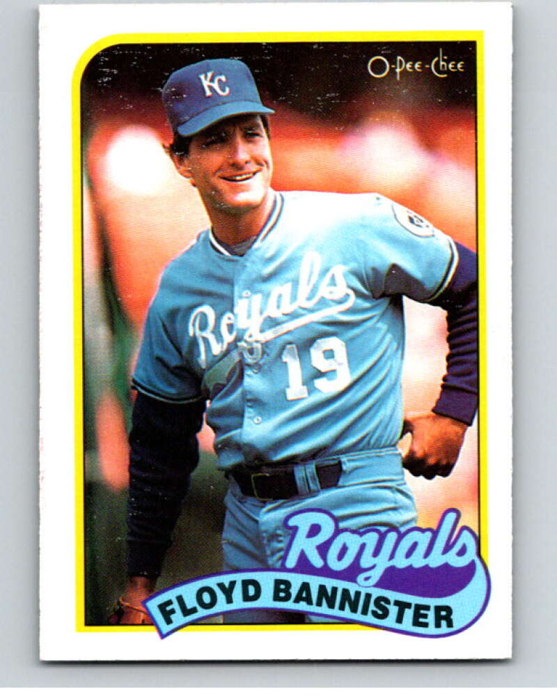 1989 O-Pee-Chee Baseball #194 Floyd Bannister Kansas City Royals V95749 Image 1