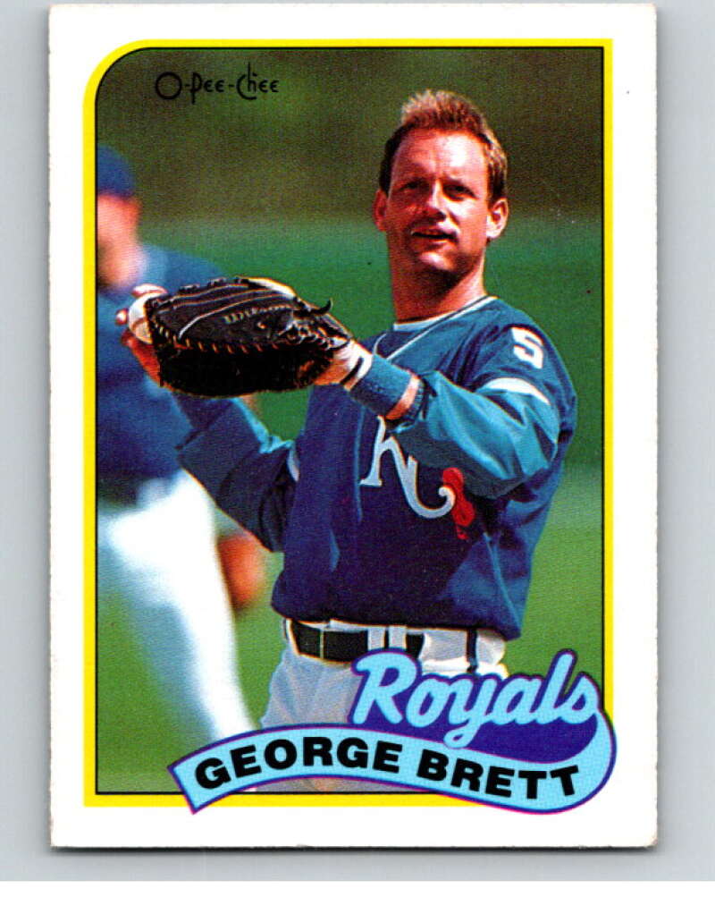 1989 O-Pee-Chee Baseball #200 George Brett Kansas City Royals V95762 Image 1