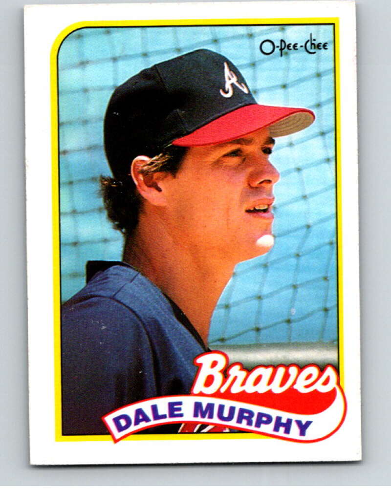 1989 O-Pee-Chee Baseball #210 Dale Murphy Atlanta Braves V95790 Image 1