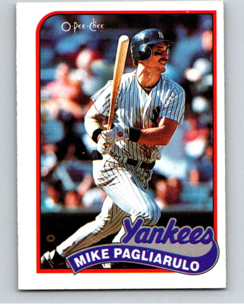 1989 O-Pee-Chee Baseball #211 Mike Pagliarulo New York Yankees V95793 Image 1