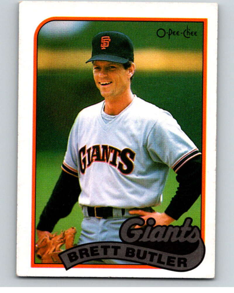 1989 O-Pee-Chee Baseball #241 Brett Butler San Francisco Giants V95862 Image 1