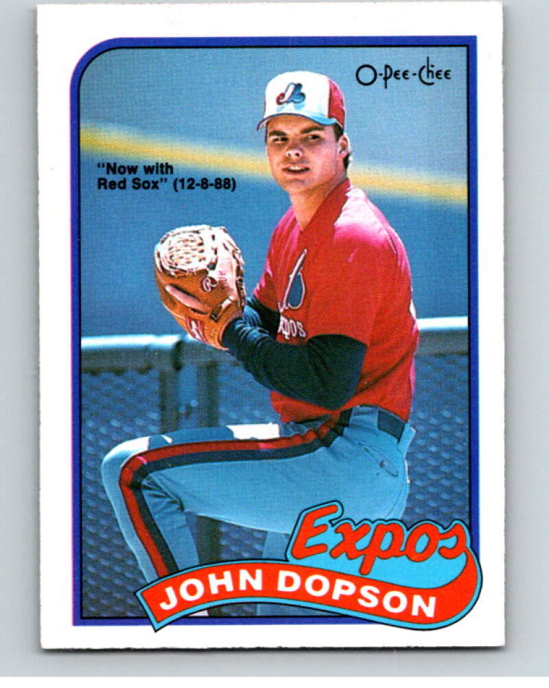 1989 O-Pee-Chee Baseball #251 John Dopson Red Sox/Expos V95883 Image 1