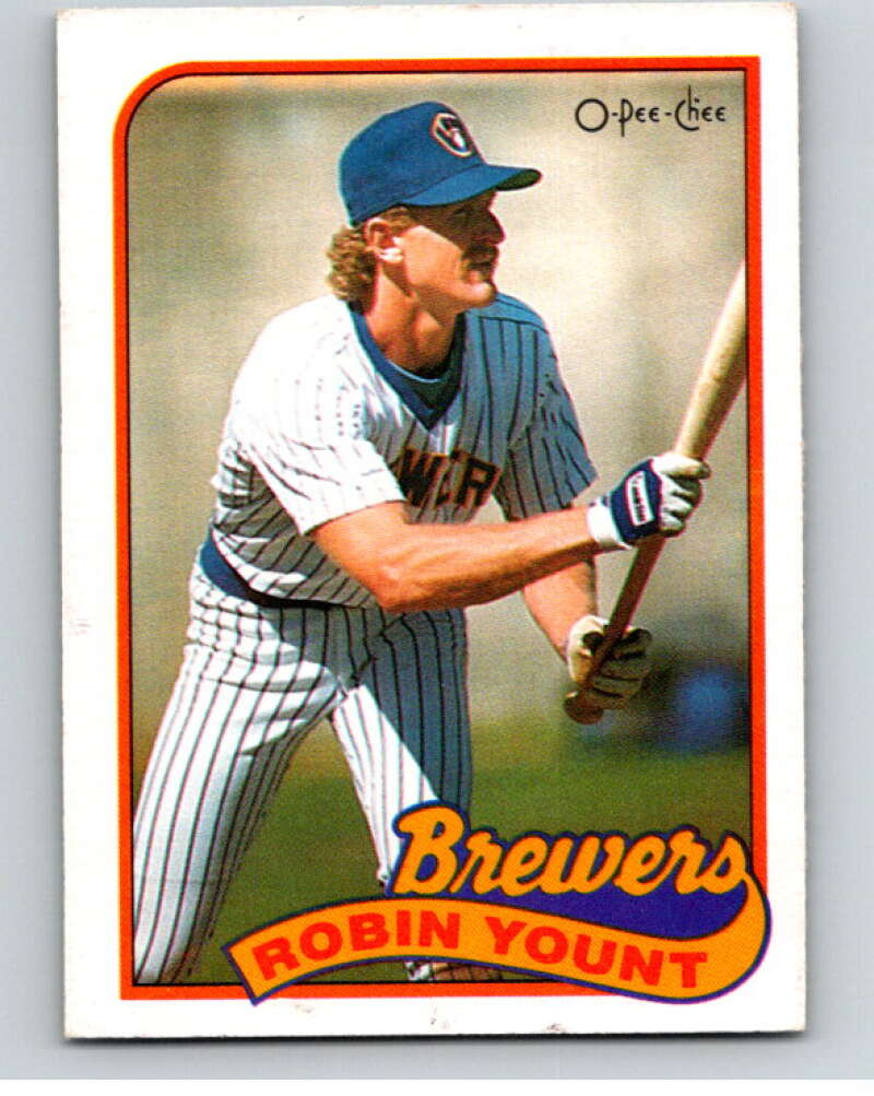 1989 O-Pee-Chee Baseball #253 Robin Yount Milwaukee Brewers V95888 Image 1