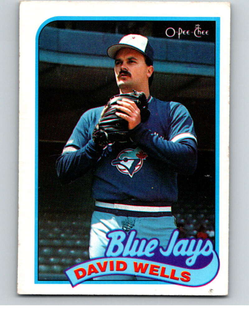 1989 O-Pee-Chee Baseball #259 David Wells Toronto Blue Jays V95897 Image 1