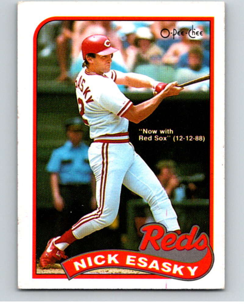 1989 O-Pee-Chee Baseball #262 Nick Esasky Red Sox/ Reds V95902 Image 1