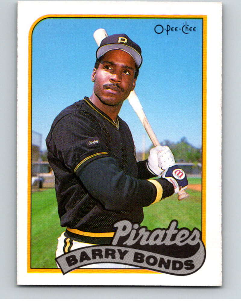 1989 O-Pee-Chee Baseball #263 Barry Bonds Pittsburgh Pirates V95905 Image 1