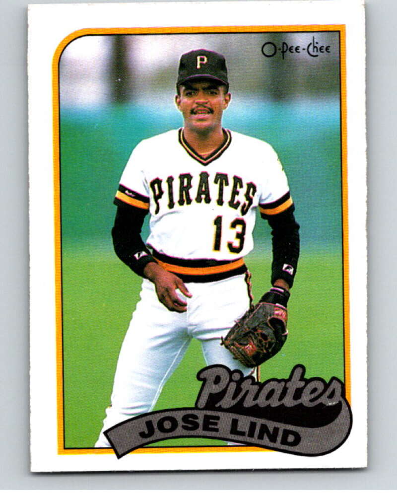 1989 O-Pee-Chee Baseball #273 Jose Lind Pittsburgh Pirates V95931 Image 1