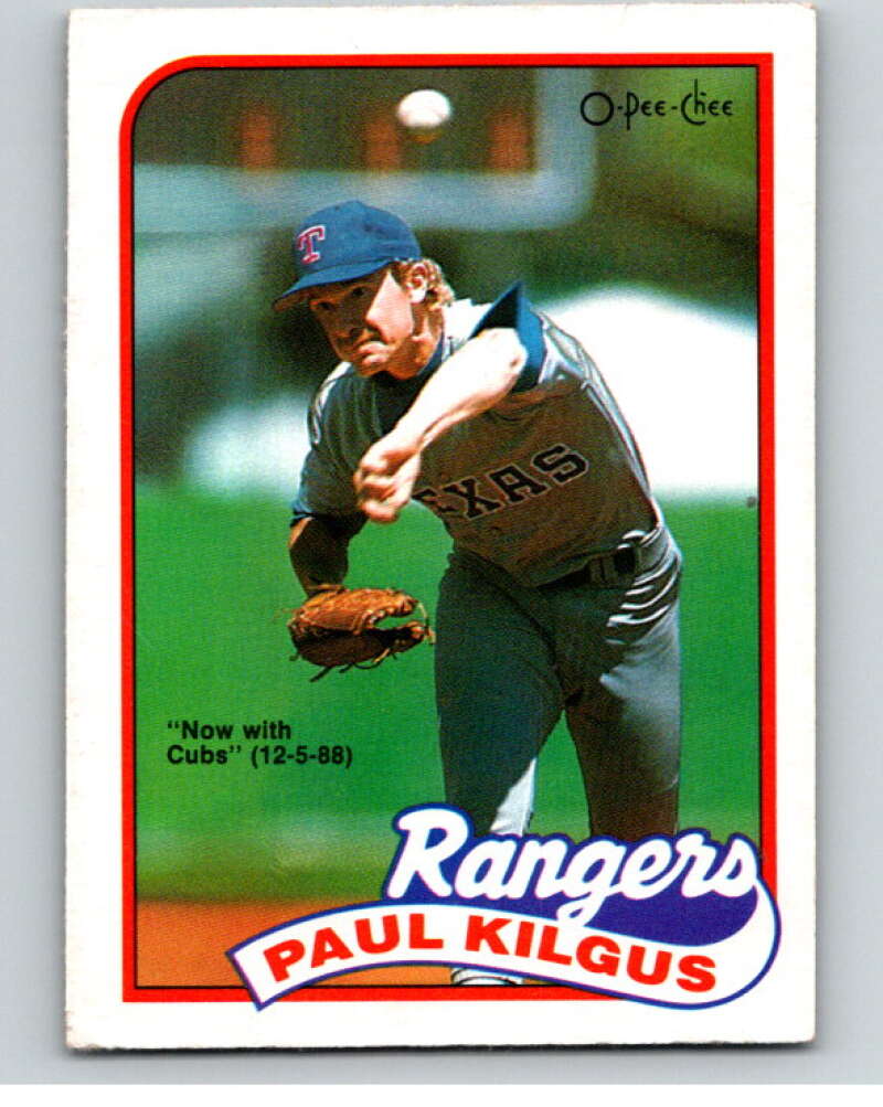1989 O-Pee-Chee Baseball #276 Paul Kilgus Chicago Cubs/Texas Rangers V95937 Image 1
