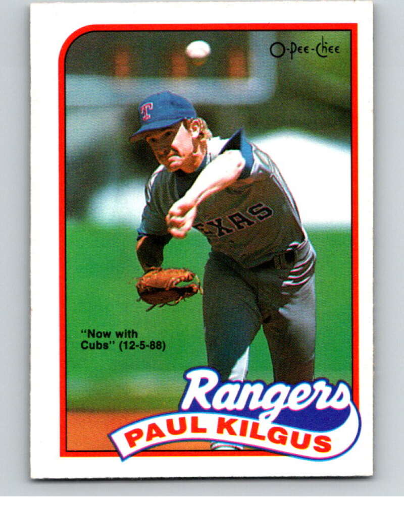 1989 O-Pee-Chee Baseball #276 Paul Kilgus Chicago Cubs/Texas Rangers V95940 Image 1