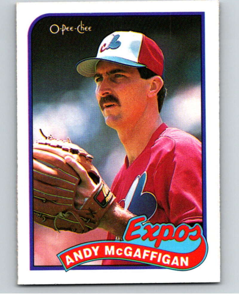 1989 O-Pee-Chee Baseball #278 Andy McGaffigan Montreal Expos V95942 Image 1