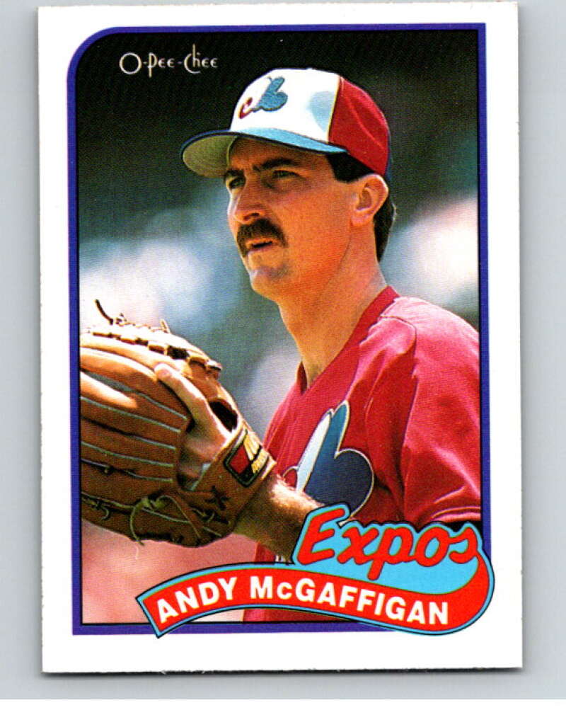 1989 O-Pee-Chee Baseball #278 Andy McGaffigan Montreal Expos V95945 Image 1