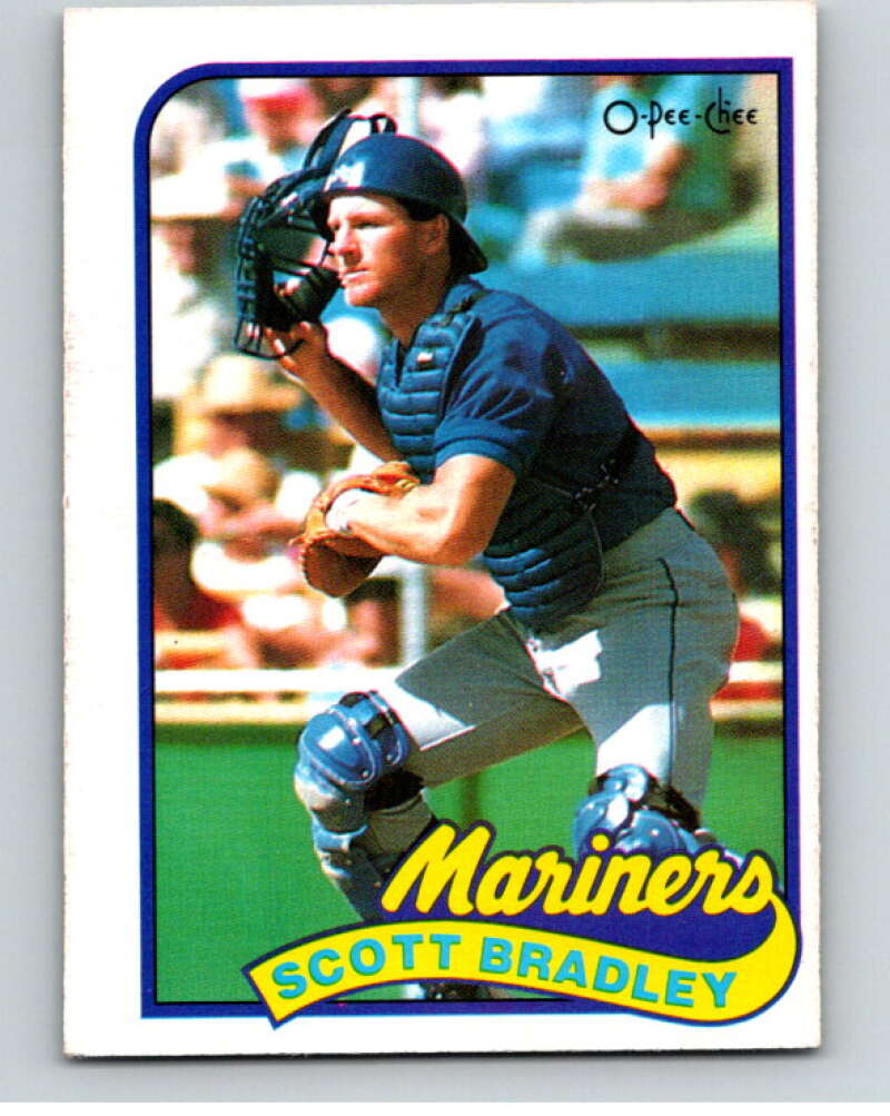 1989 O-Pee-Chee Baseball #279 Scott Bradley Seattle Mariners V95946 Image 1