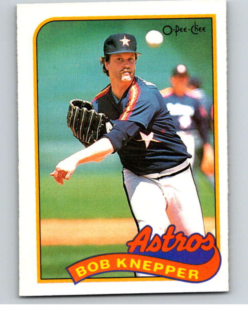 1989 O-Pee-Chee Baseball #280 Bob Knepper Houston Astros V95948 Image 1