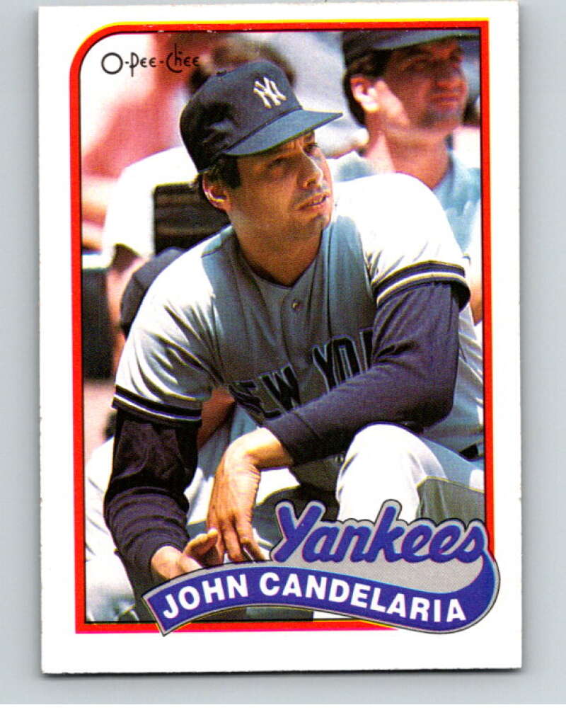 1989 O-Pee-Chee Baseball #285 John Candelaria New York Yankees V95955 Image 1