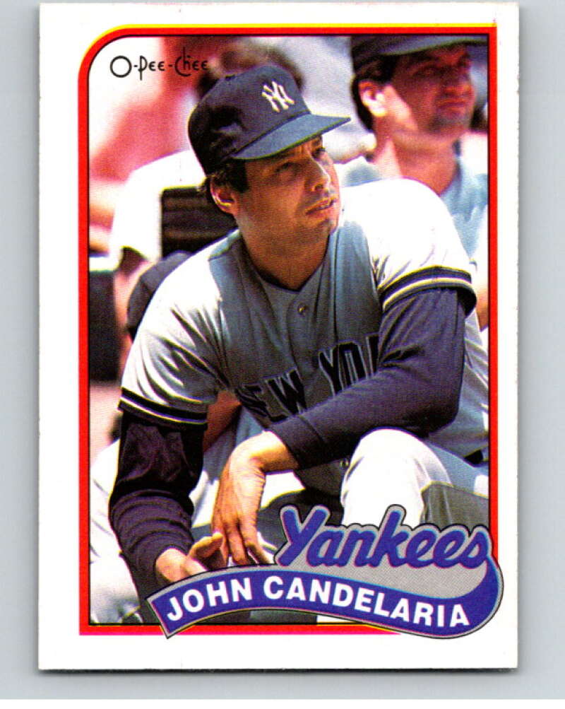 1989 O-Pee-Chee Baseball #285 John Candelaria New York Yankees V95956 Image 1