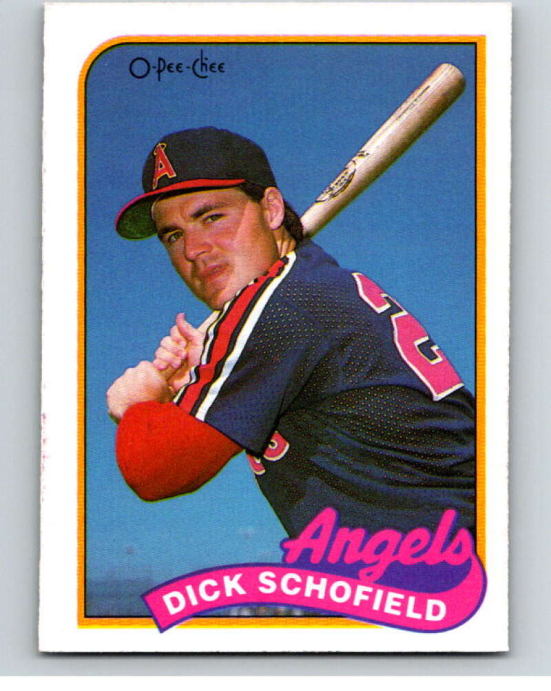 1989 O-Pee-Chee Baseball #286 Dick Schofield California Angels V95961 Image 1