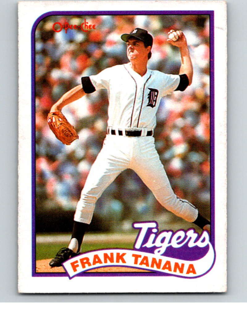 1989 O-Pee-Chee Baseball #299 Frank Tanana Detroit Tigers V96003 Image 1